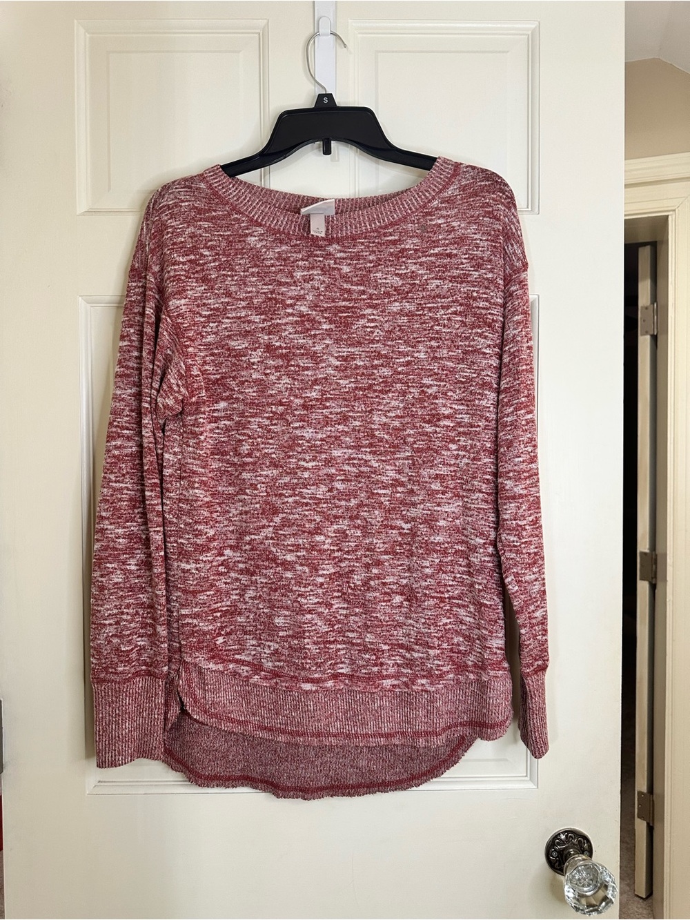 Knox Rose Rose Marled Crewneck Top size small